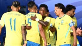 Foto que representa a Mundial 2026: Vinícius brilla con GOLAZO para rescatar el empate de Brasil ante Marruecos