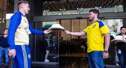 Así fue la llegada de Viktor Gyökeres y Suecia a Monterrey para enfrentar a Túnez