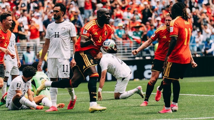 Mundial 2026: Bélgica rescata el empate ante Egipto con autogol provocado por Lukaku