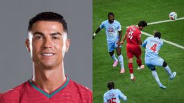 Foto que representa a Cristiano Ronaldo hace historia, pero Portugal empata ante RD Congo en el Mundial 2026