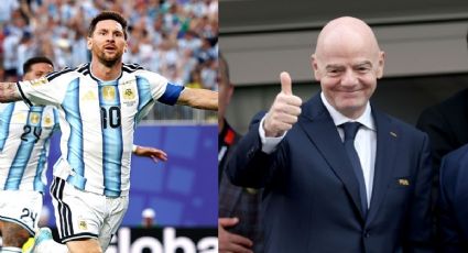 Infantino se rinde ante Messi tras afianzar histórico récord de goleo en los Mundiales