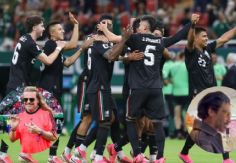 Foto ilustrativa de nota De Fher de Maná a Alejandro Fernández: Las estrellas que estuvieron en el México vs Corea del Sur