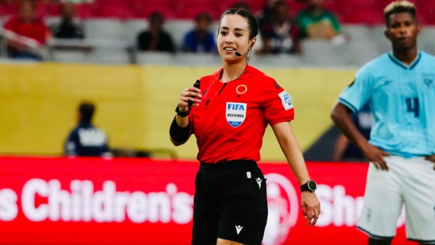 Mundial 2026: ¿Qué era el líquido con el que Katia Itzel auxilió al árbitro Felix Zwayer?