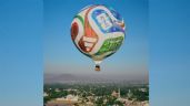 Foto ilustrativa de la nota titulada: Balón Trionda aparece en el cielo de CDMX a 9 días de la inauguración del Mundial 2026
