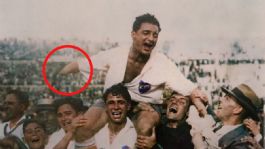 Foto que representa a El "Manco" Castro, el futbolista que perdió un brazo y terminó siendo campeón del mundo