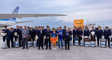 Selección de Japón sorprende a Monterrey: jugadores portaron sombreros a su llegada | VIDEO