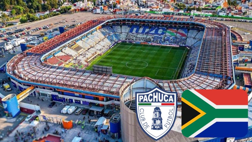 Así recibió Tuzos del Pachuca a la Selección de Sudáfrica a días del Mundial 2026