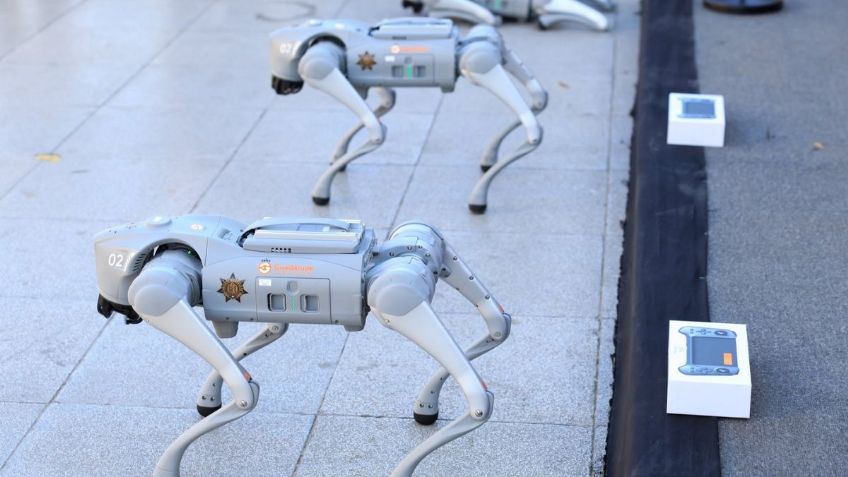 Perros Robot ya vigilan el Estadio Monterrey para el partido 1000 en los Mundiales