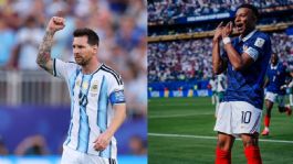 Foto que representa a Mbappé se rinde ante Messi en el Mundial 2026, pero peleará por récord histórico de goleo