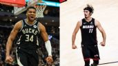 Foto ilustrativa de la nota titulada: NBA: Giannis Antetokounmpo firmaría con Miami Heat; Jaime Jáquez Jr. cambiaría de equipo