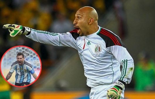 La vez que el Conejo Pérez impidió que Messi metiera gol en Sudáfrica 2010