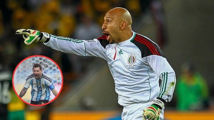 La vez que el Conejo Pérez impidió que Messi metiera gol en Sudáfrica 2010