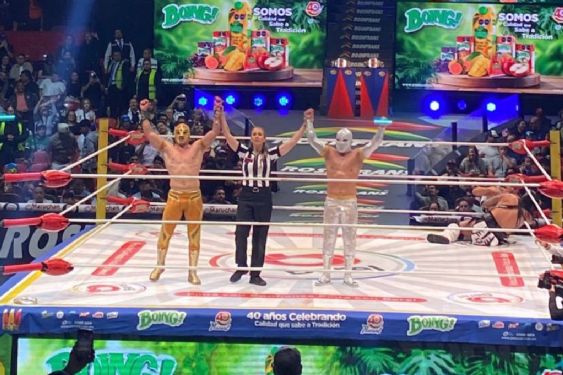 Foto de: CMLL: Místico y Máscara Dorada, nuevos campeones de parejas de ROH a horas de Forbidden Door