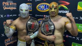 Foto que representa a Místico y Máscara Dorada aspiran a defender Campeonatos de ROH en CMLL, AEW, NJPW y RevPro