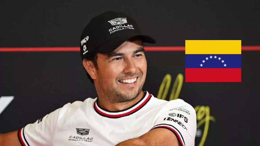 Checo Pérez respalda a Venezuela con emotivo detalle durante el GP de Austria 2026