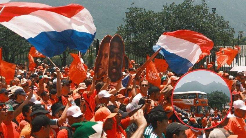 Fans de Países Bajos invaden Monterrey; así luce el FanWalk previo al duelo ante Marruecos