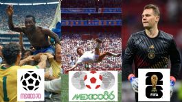 Foto que representa a Copa Mundial: Los ÚNICOS países que participaron en México 1970, 1986 y 2026