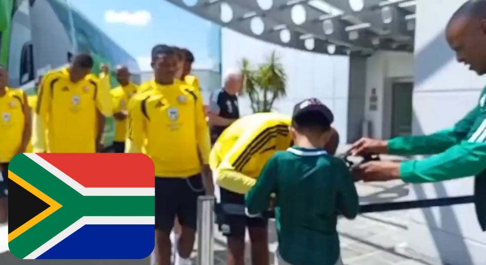 ¿Quién es Luchito, el pequeño que recibió a la Selección de Sudáfrica en Pachuca?