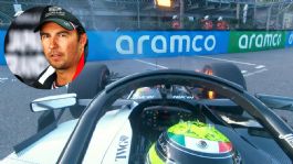 Foto que representa a F1: ¡En LLAMAS! Monoplaza de Checo Pérez sufre accidente en la Práctica 2 del GP de Mónaco