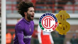 Foto que representa a ¿Cuántos MILLONES tendría que pagar Toluca al Anderlecht por Chino Huerta?