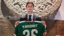 Foto que representa a Brian Gutiérrez siempre soñó jugar un Mundial con México; hoy vive su máxima ilusión